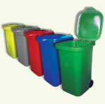 PLASTIC GARBAGE COLLECTION CONTAINERS