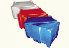 NON-INSULATED BOXES & CONTAINERS WITH LIDS FOR FOOD-PROCESSING INDUSTRY